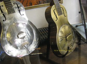 The sparkly guitars attracted my eyes towards them