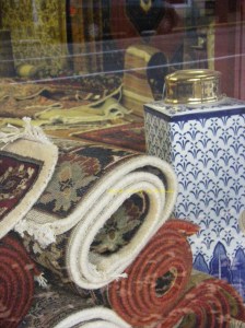 And close by .. was this wonderful shop with luxurious carpets